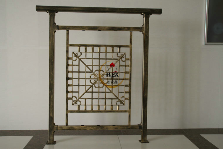 带花古铜色阳台护栏