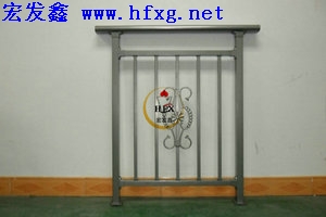 银底黑花海马花阳台护栏